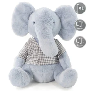 Cupid & Comet | Christmas Plush & Rope Dog Toy | Maxi Elton Elephant